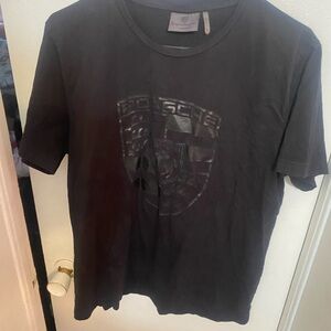 Porsche Logo Short Sleeve T-Shirt - Black